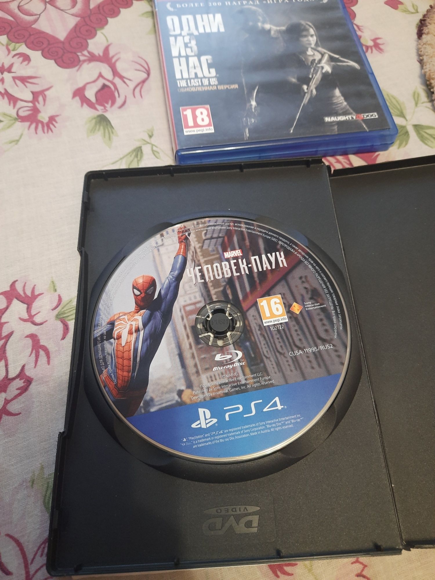 Диск Spider Man ps4