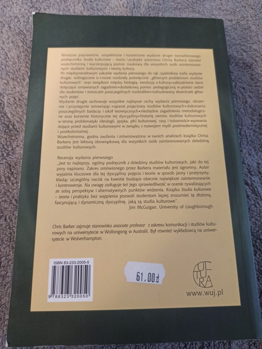 Studia kulturowe Chris Barker