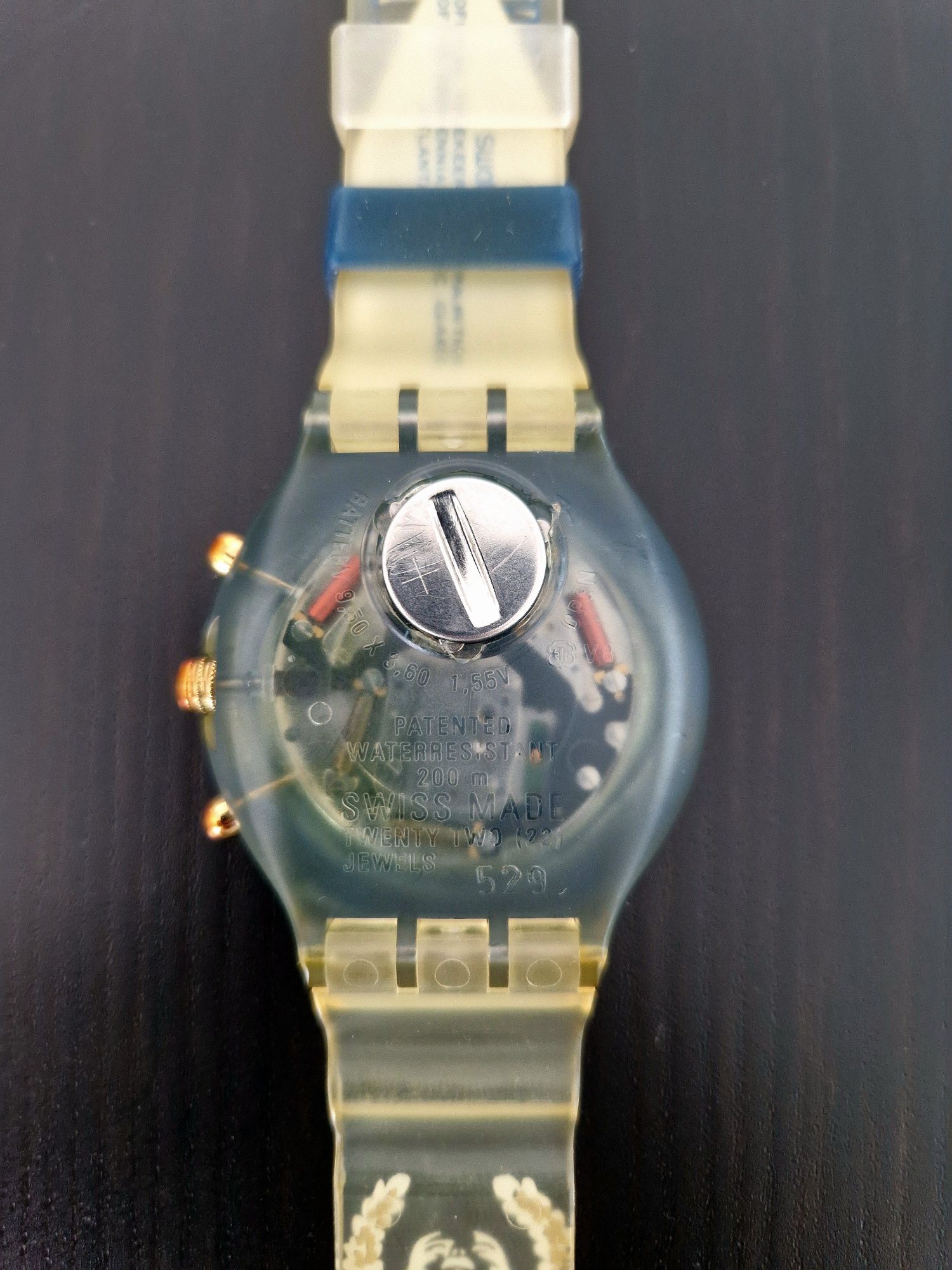 Relógio Swatch Aqua Chrono Olympic Special (SBZ102) NIKIPHOROS