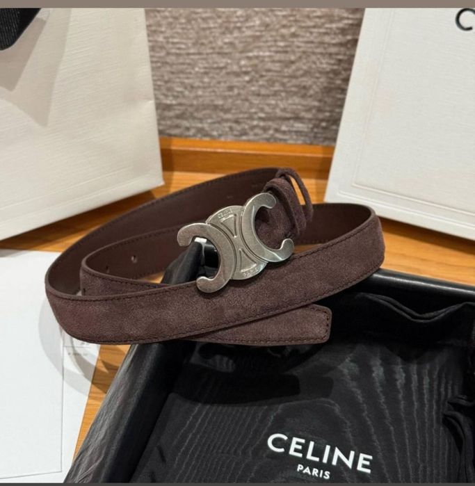 Pasek skórzany Celine