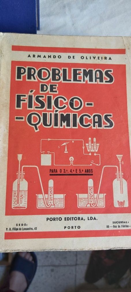 Livros Escolares de Físico - Química (Antigos)