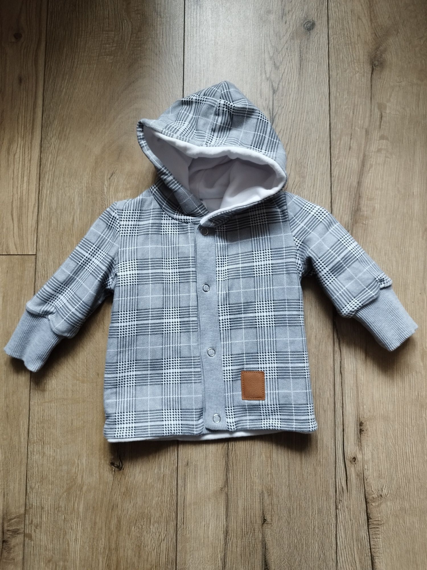 Elegancki Płaszczyk Kurteczka do chrztu roz 74 O Kurka Handmade