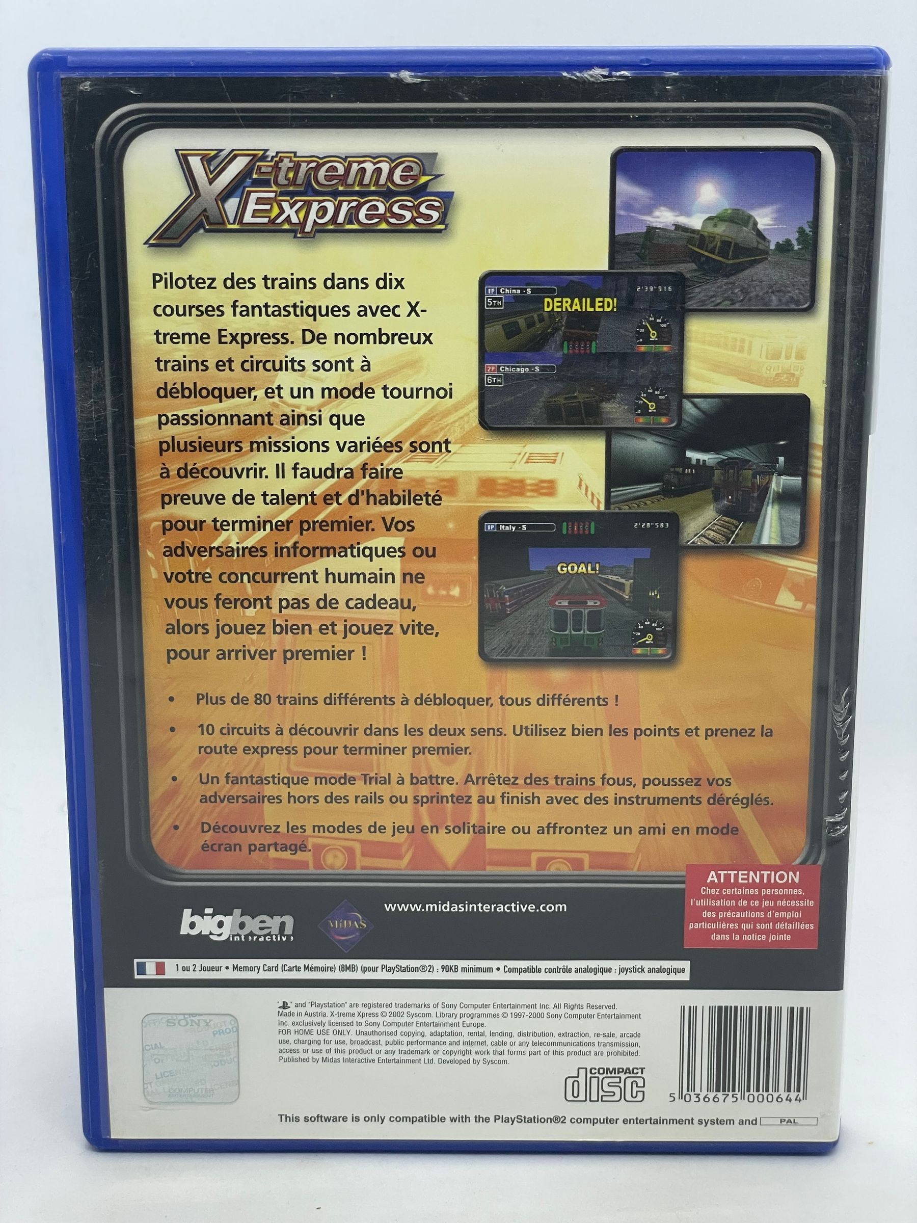 X-treme Express World Grand Prix PS2