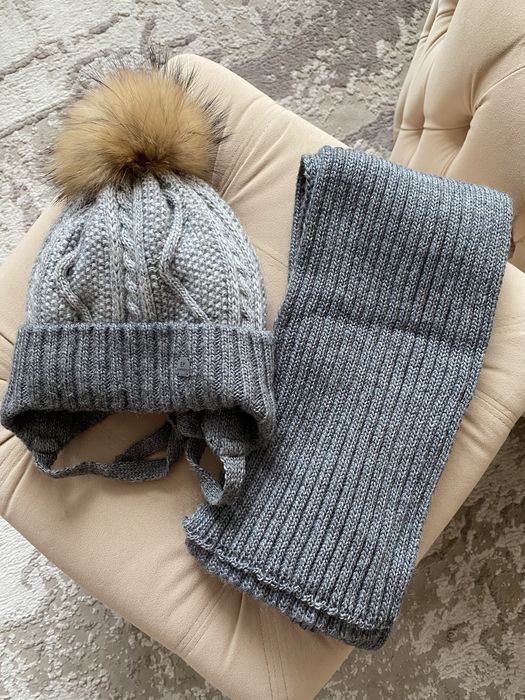 Тепла зимова шапка для хлопчика