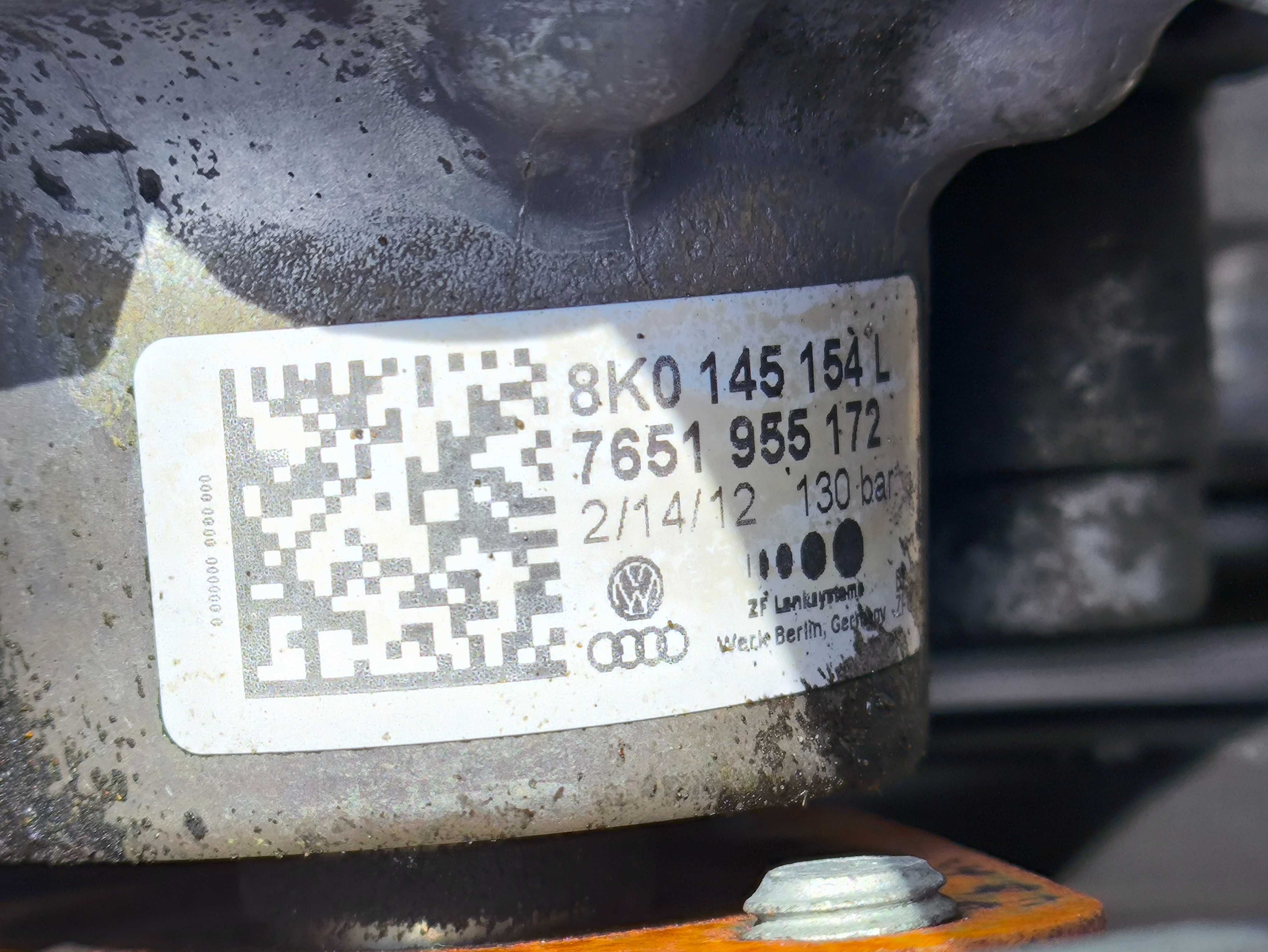 Pompa wspomagania Audi A4 B8 2.0 TDI CAG 8K0/145/154L Siedlce