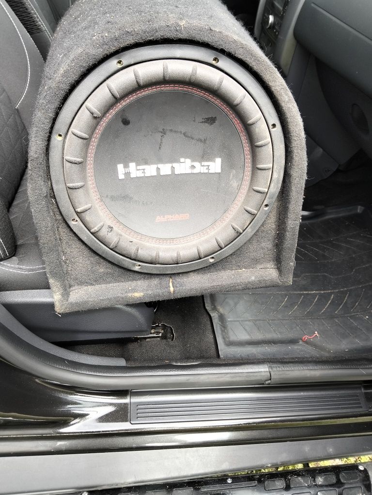 Wzmacniacz blitz 1000wat+subwoofer hanibal alphart