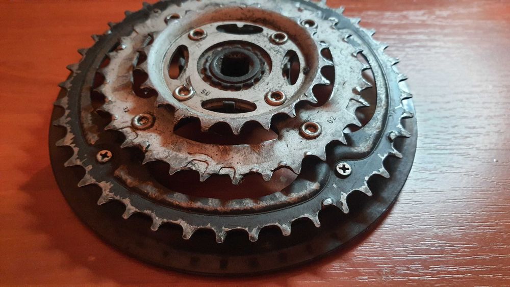 Шатуни Shimano ProWheel 175 мм кількість зубів на зірках 42-32-22