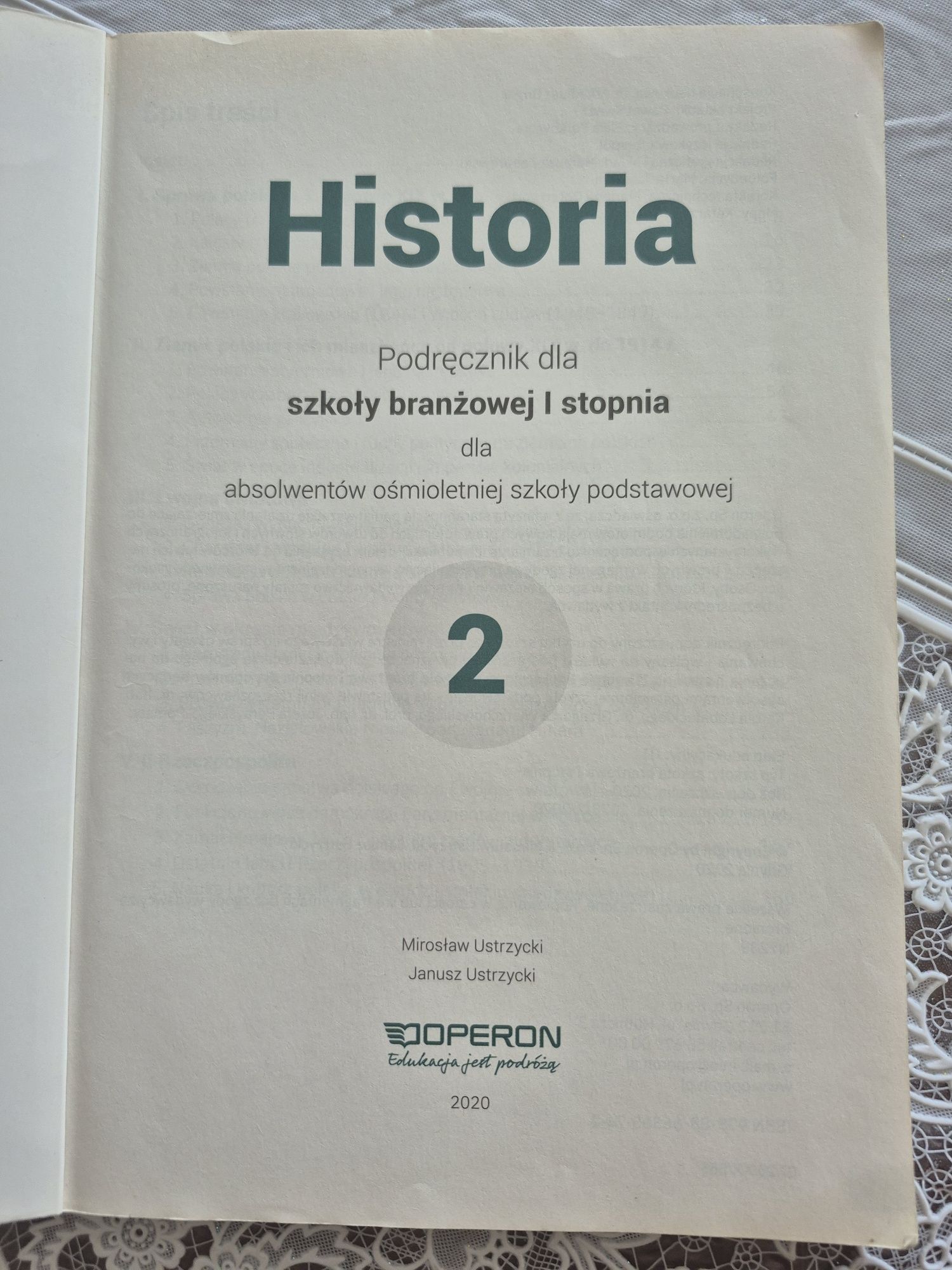 Historia 2 szkoła branżowa