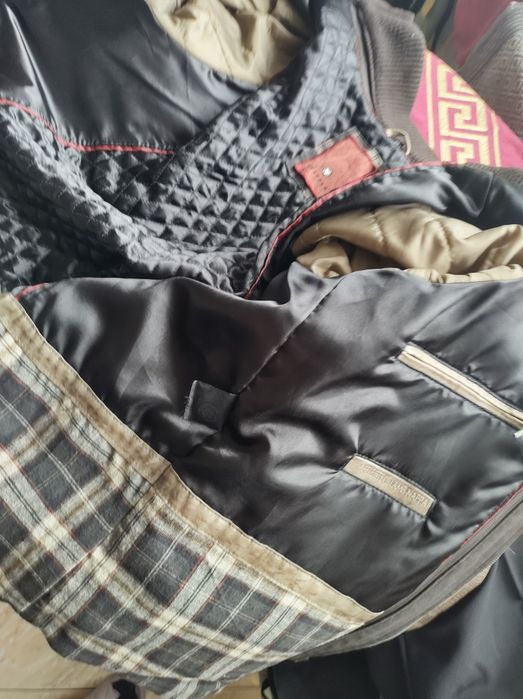 Trapper parka męska ze skóry naturalnej kurtka skórzana z dopinką