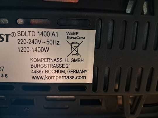 Toster SILVERCREST duży na 4 tosty, jak nowy, kilka razy użyty.