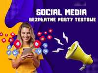 Prowadzenie social mediów dla firm | Bezpłatne posty testowe