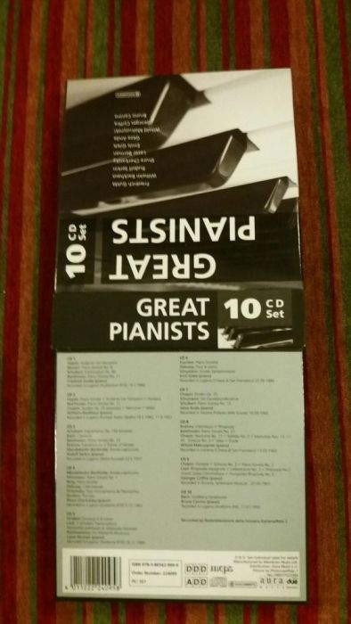 Grandes Pianistas (Great Pianists 10 cd box)