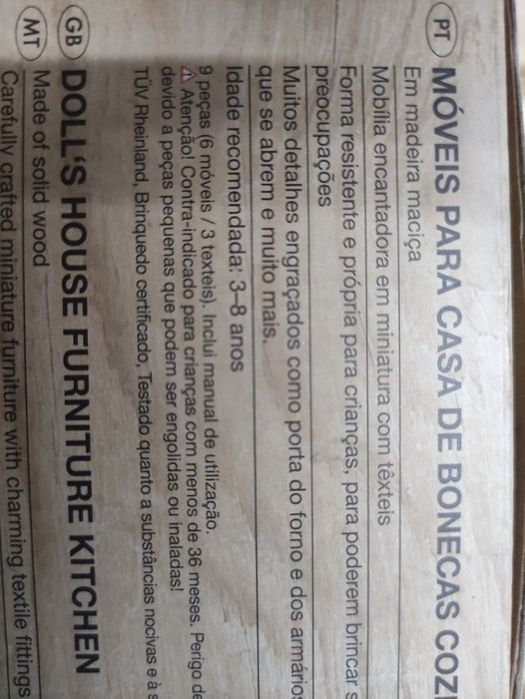 Cozinha miniaturas madeira Playtive Júnior