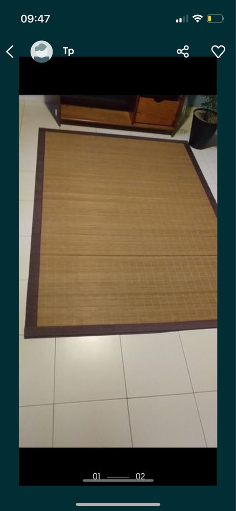 Taoete grande  como novo