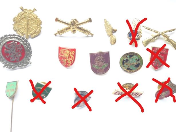 Pins e Simbolos militares