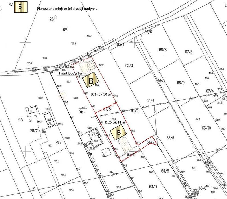 Działka budowlana Grabiny koło Dębicy