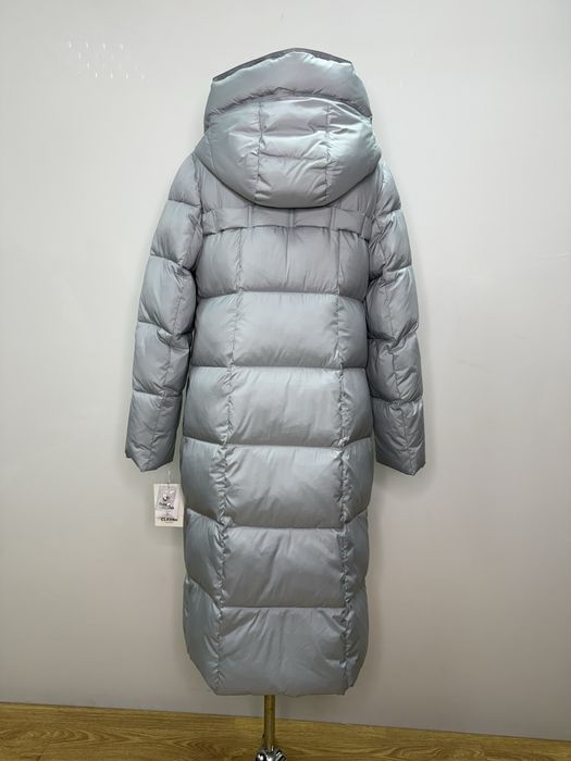 Жіночий подовженний пуховик CLASNA усі розміри