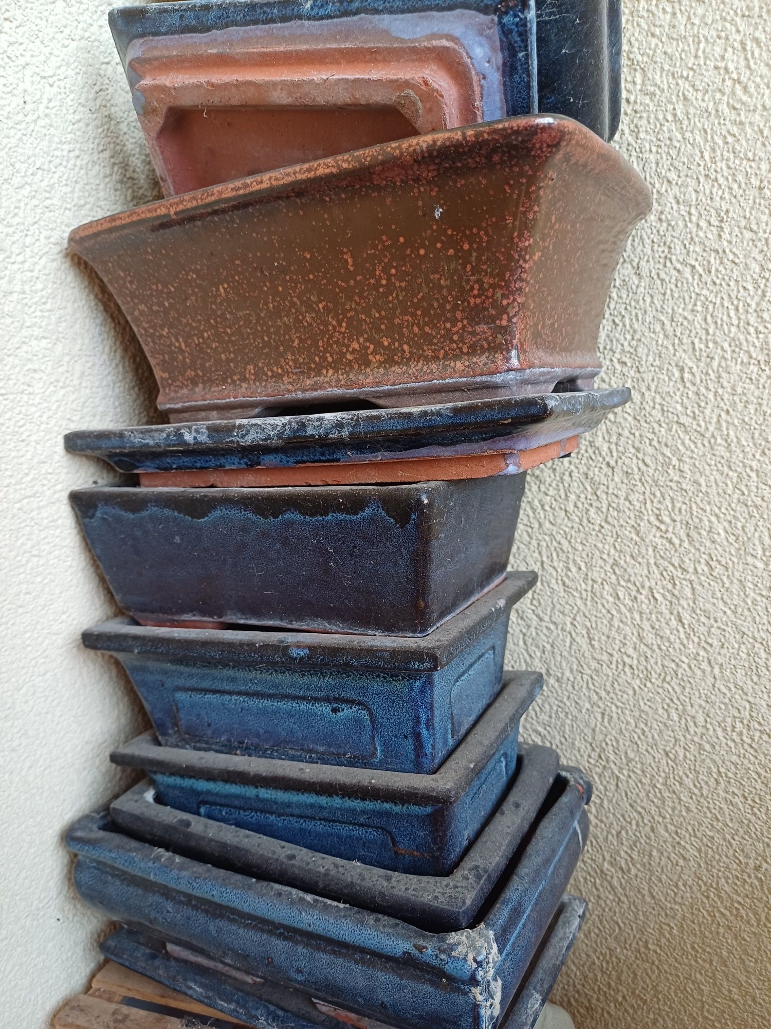 Vasos e bases pratos bonsai