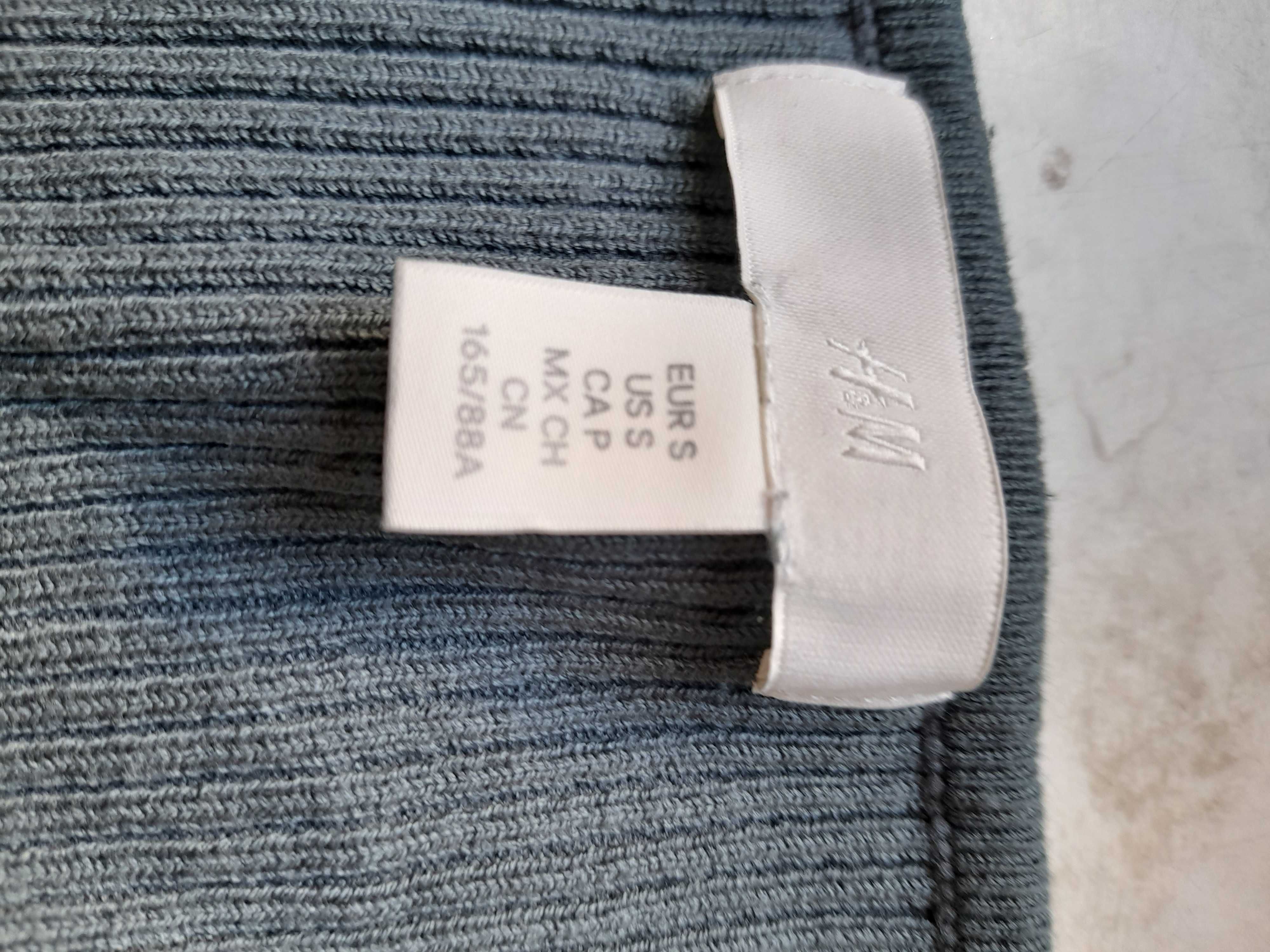 bluzka z dekoltem H&M SZMARAGDOWA