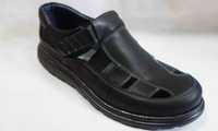 BARDZO szerokie sandały czarne MESKIE tęg 3 X H 44