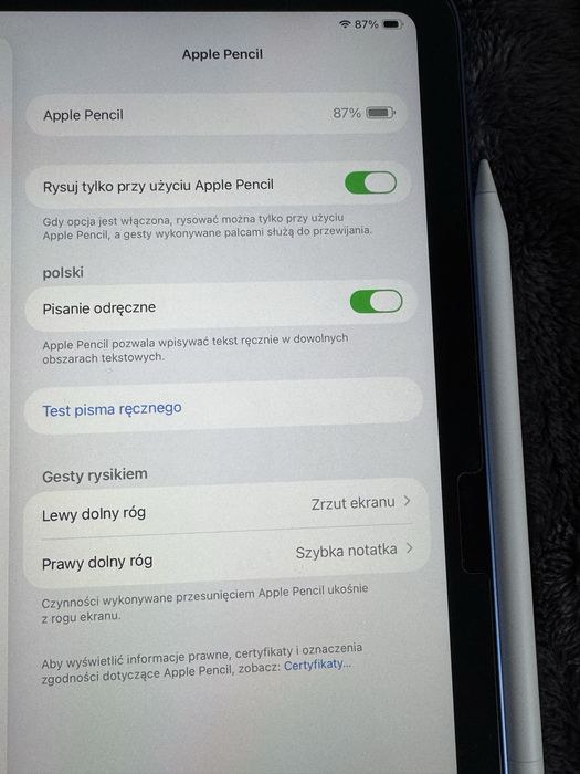 IPad 10 gen 256GB + Apple pencil USB-C oraz nowe akcesoria
