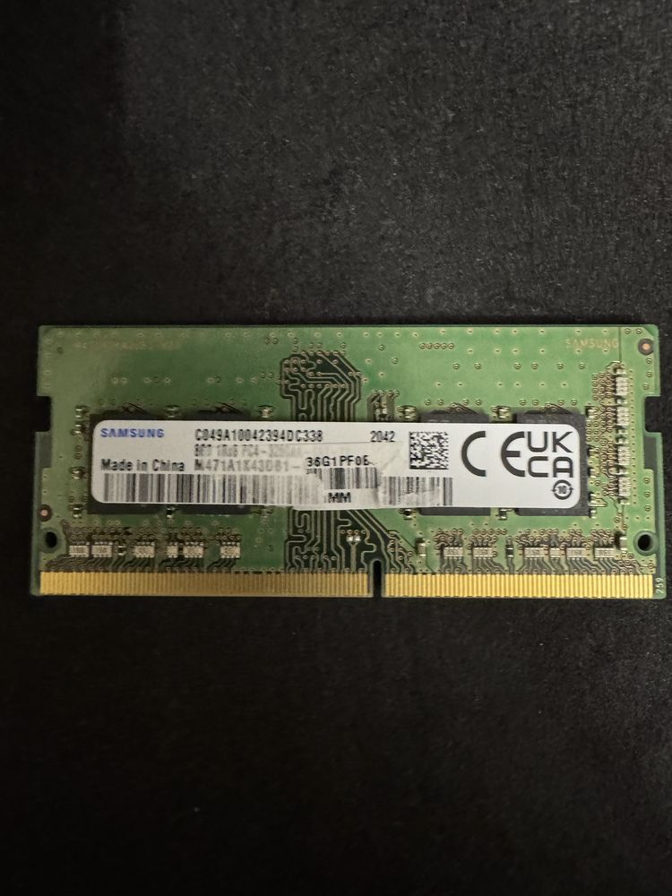Оперативна память  2х8GB (16 GB) Samsung SO-DIMM DDR4 8GB 3200MHz