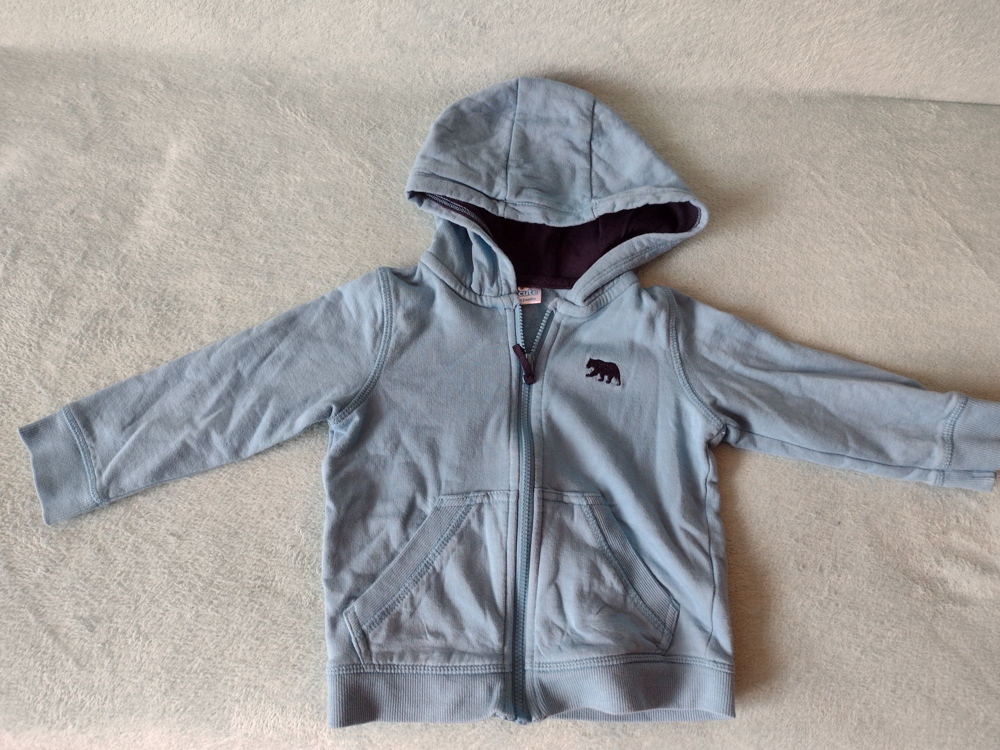 Bluza niemowlęca 80 błękitna