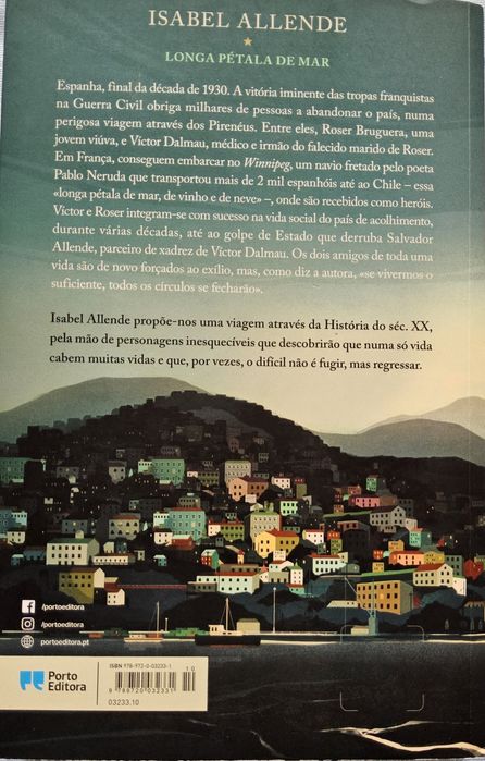 O Amante Japonês;  De Amor e de Sombra de Isabel Allende