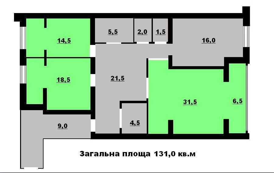 3кімн квартира.Меблі.Техніка.Паркінг