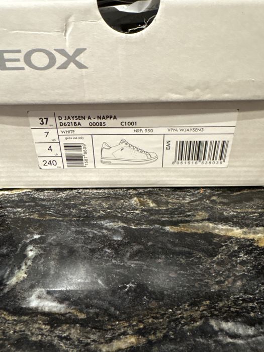 Sneakersy GEOX damskie biale r.37