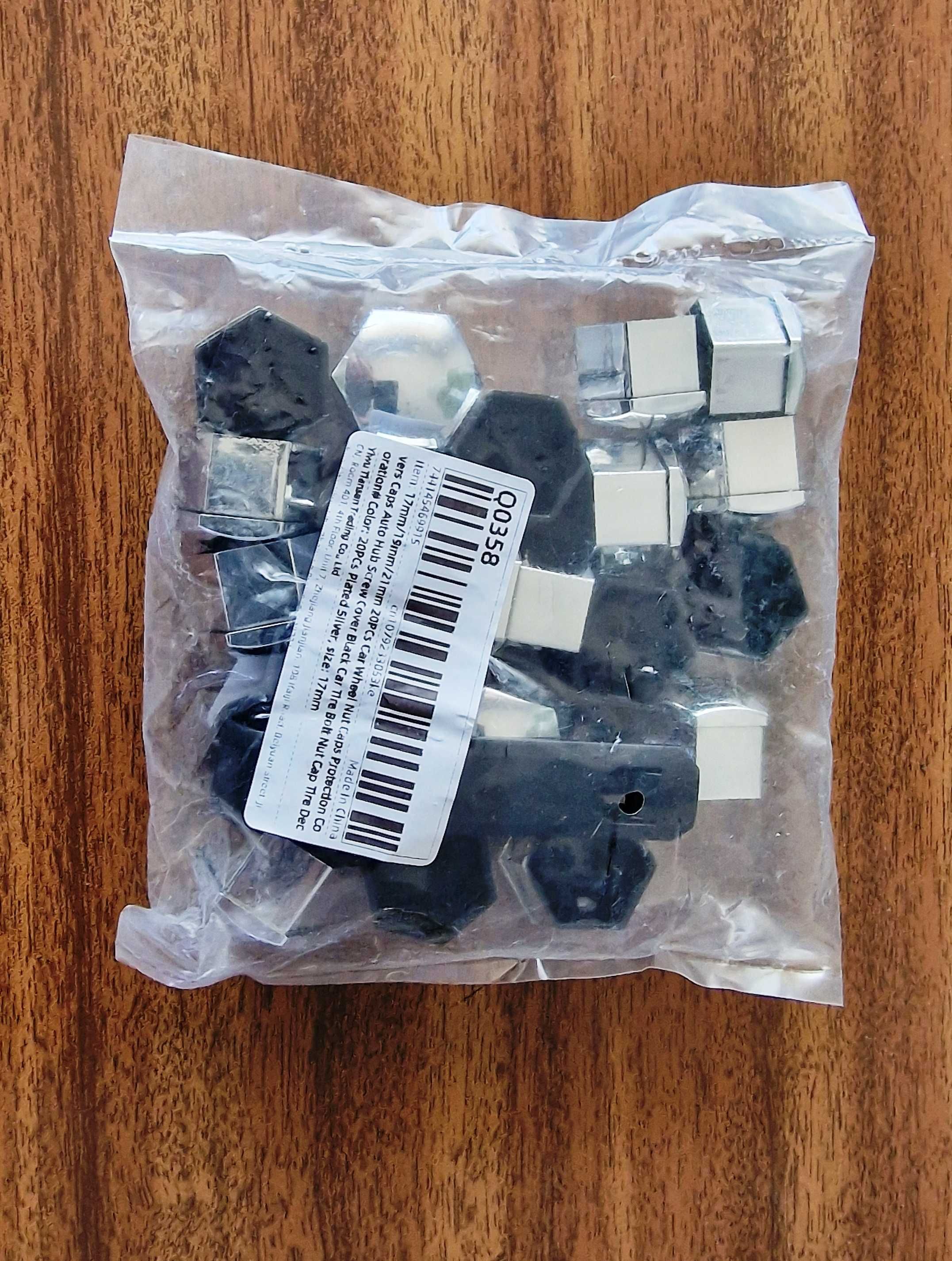 20 tampas de parafusos para jantes de 17 mm