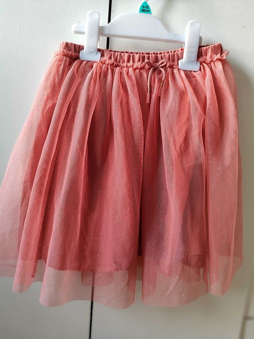 Spódnica H&M tutu, tiulowa, tiul z brokatem 134-140 cm