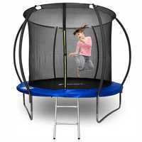 Trampolina ogrodowa z SIATKĄ WEWNĘTRZNĄ DLA DZIECI 8ft  244cm