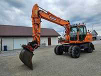 Doosan DX 140 W  Rototilt + szczypce