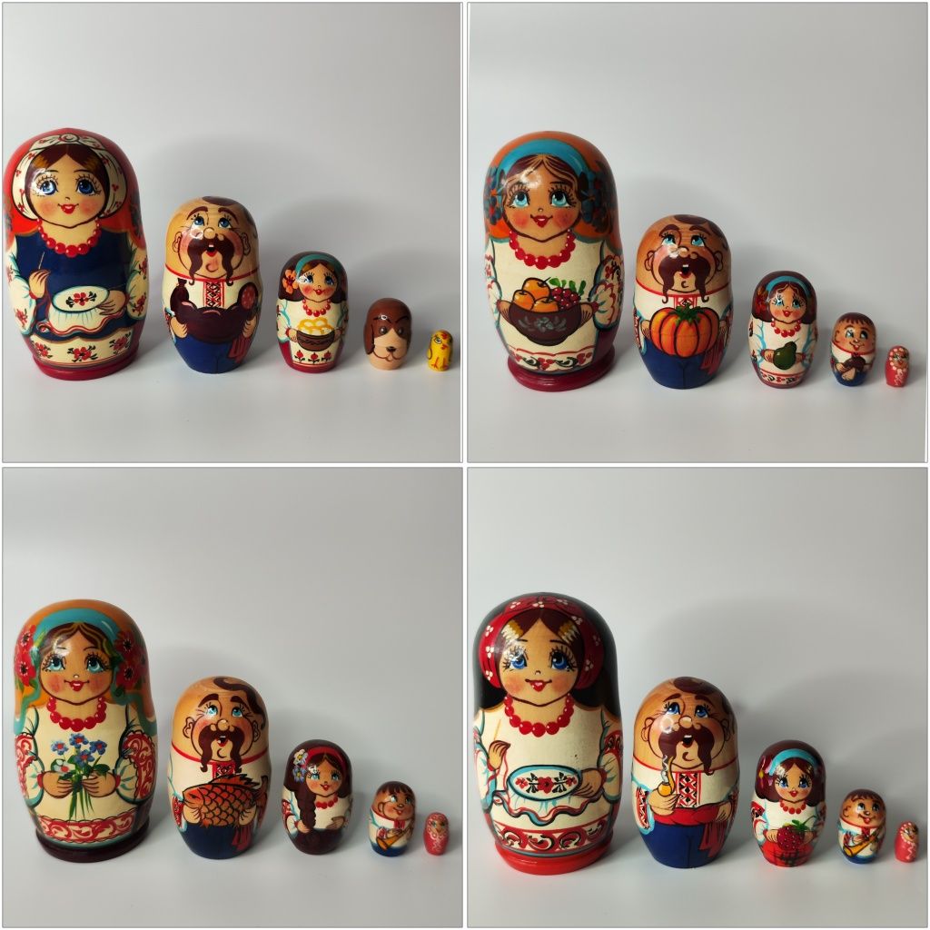 Матрьошки - дерев'яні розписні іграшки,ляльки