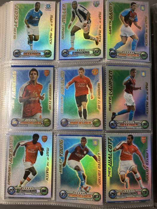 Карточки Match Attax 2007/2008 Premier League