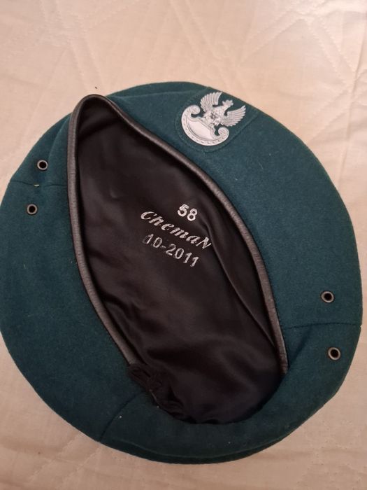 Beret Zielony MON Rozmiar 58.