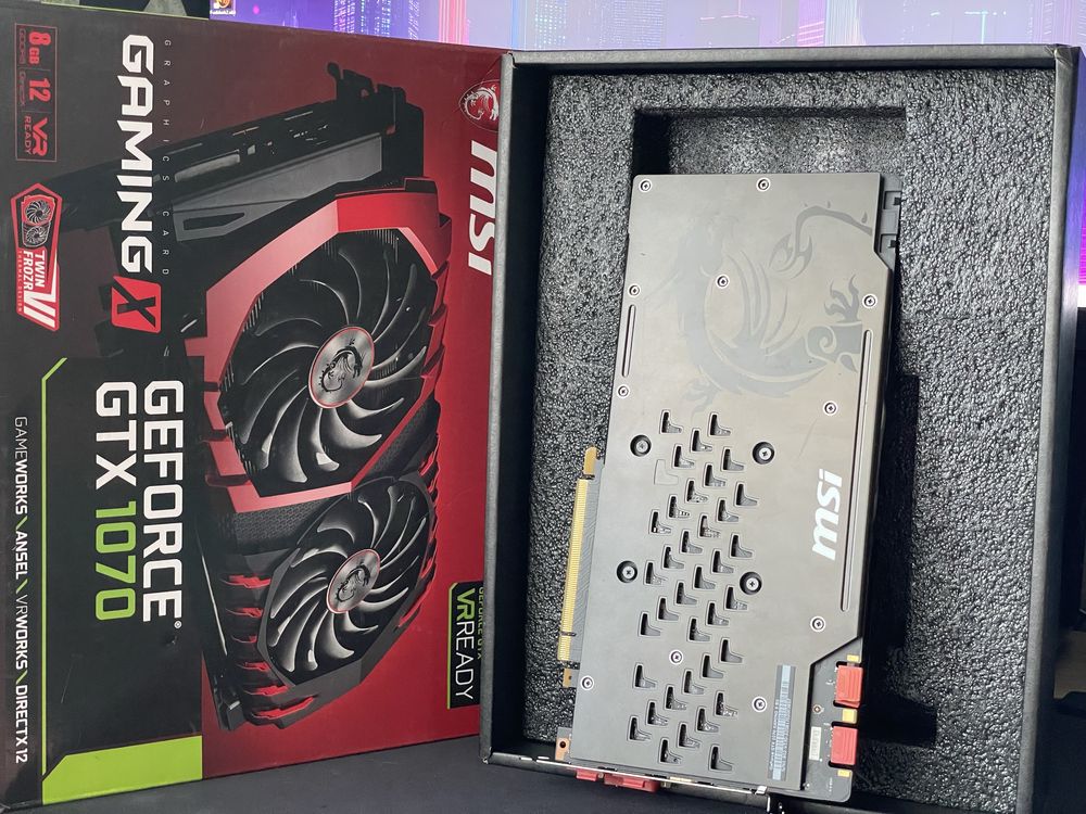 Відеокарта MSI GTX 1070 Gaming X 8GB – потужна і тиха