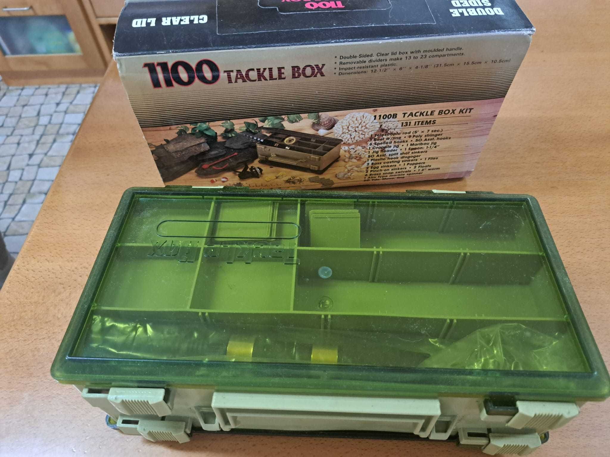 conjunto pesca completo 1100peças