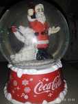 Скляна снігова ретро куля "CocaCola"