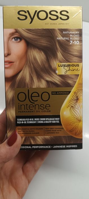 Farba do włosów Syoss Naturalny blond 7-10 bez amoniaku