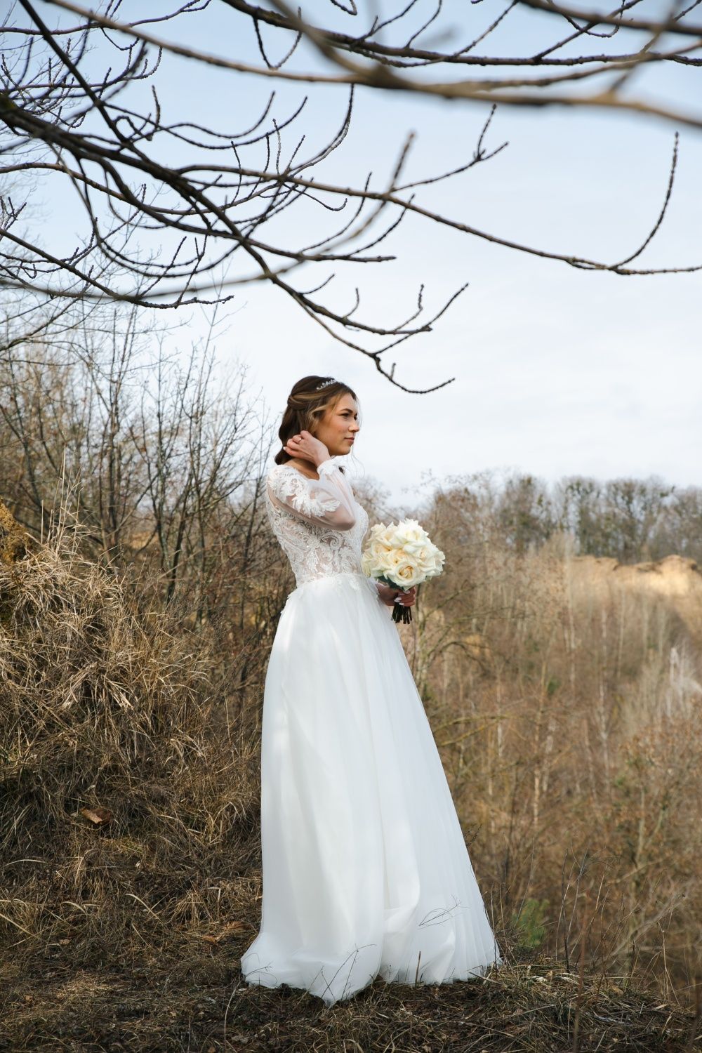 Сукня весільна з корсетом