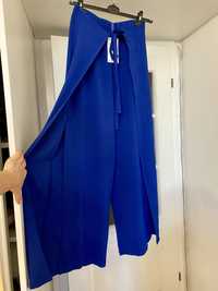 Nowe spodnie szerokie niebieskie ZARA