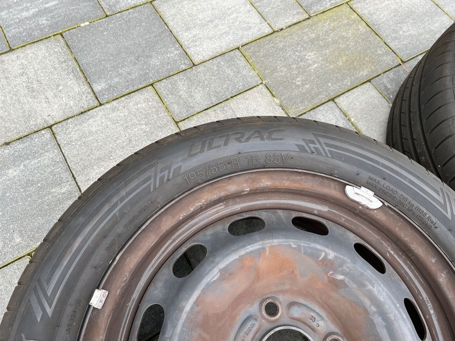 Koła Felgi Ford Fiesta MK7 4x108 195/55/R15 opony 7mm