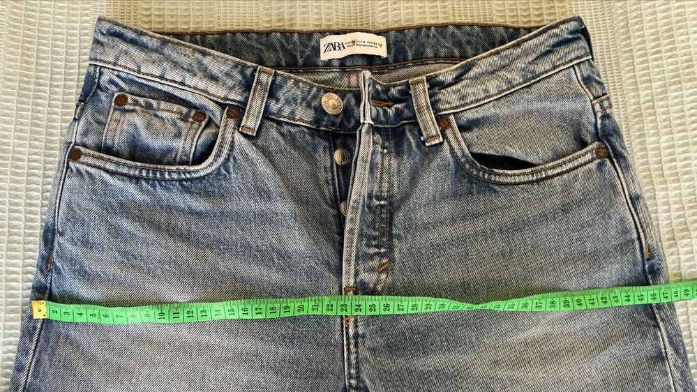 Стильні джинси ZARA з низькою посадкою