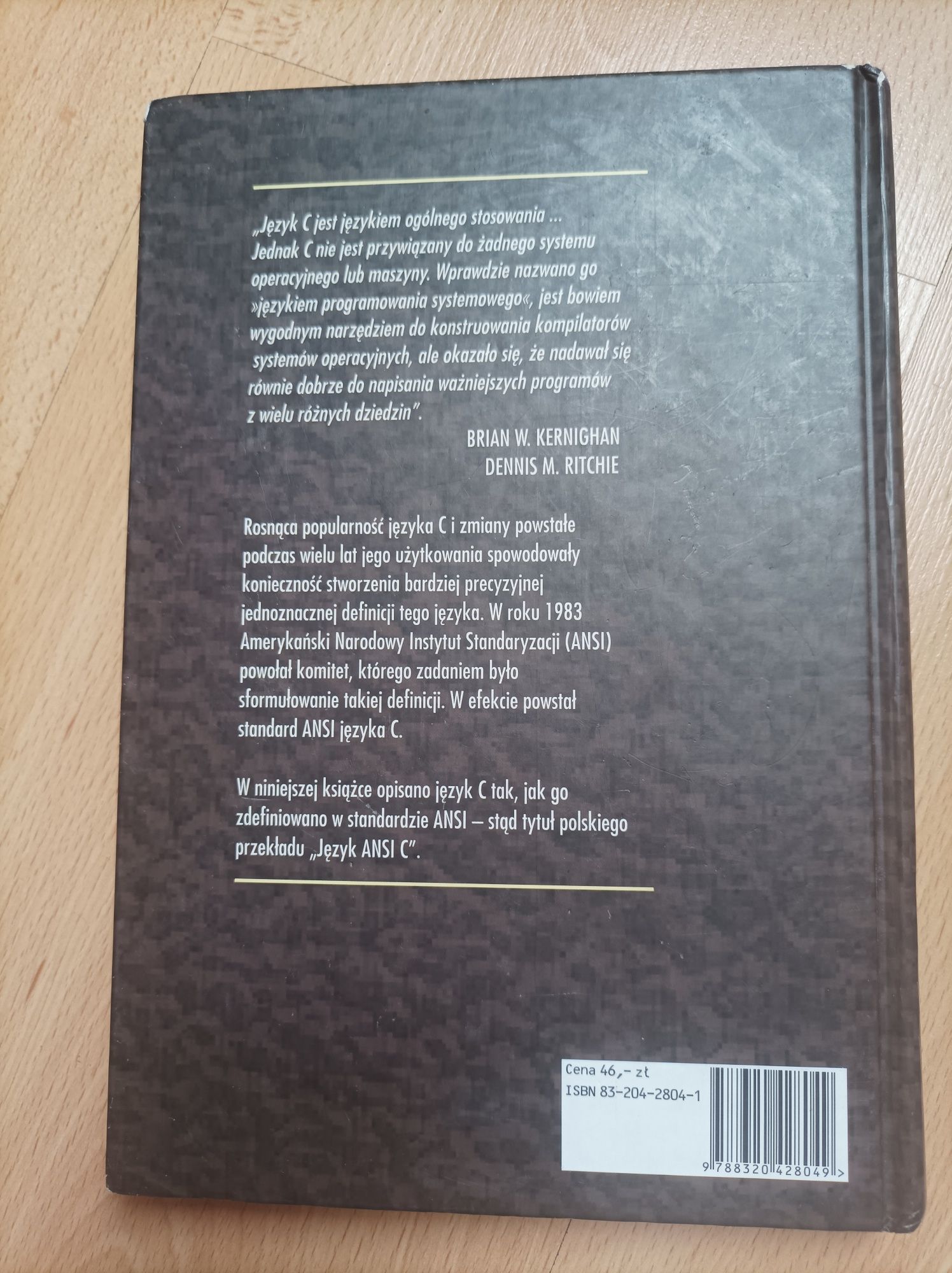 Klasyka Informatyki Język ANSI C