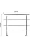 Corrimão de Aço inoxidável - 100cm