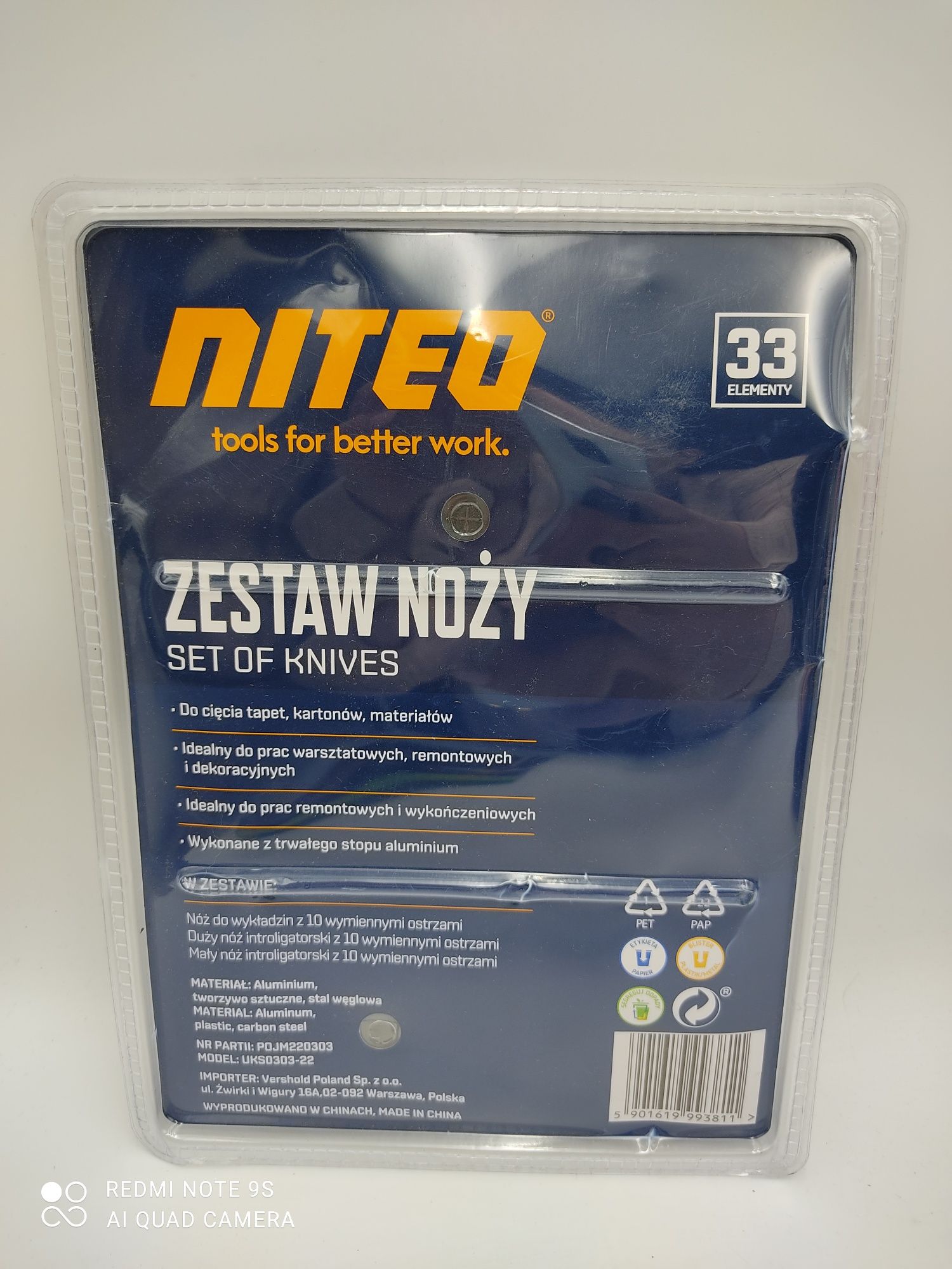 Zestaw noży Niteo