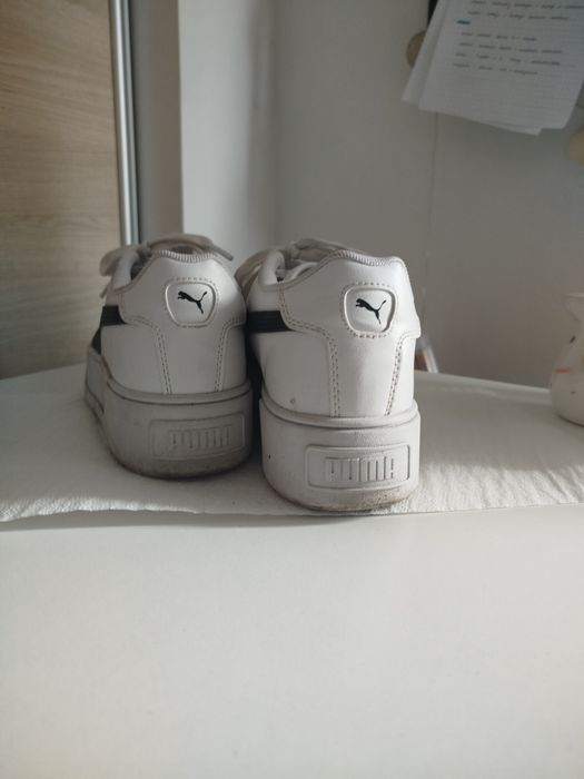 buty puma białe w bardzo dobrym stanie