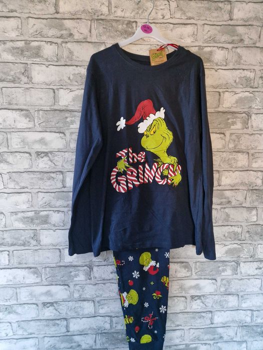 Piżama świąteczna Grinch z bawełny PRIMARK